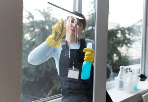 Nettoyage de vitres intérieures et extérieures au Pertuis